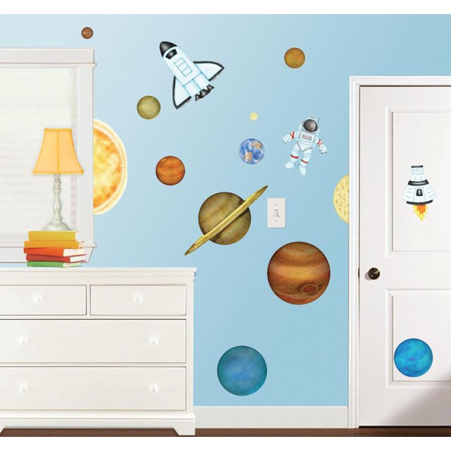In Outer Space Super Jumbo Applique Wall Decal
