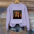thumbnail image 7 of Jsaierl Halloween Sweatshirts for Women Cute Witch Graphic Pullovers Vintage Classic Crewneck Long Sleeve Sweater Tops Halloween Party Supplies, Sizes S-2XL, 7 of 7
