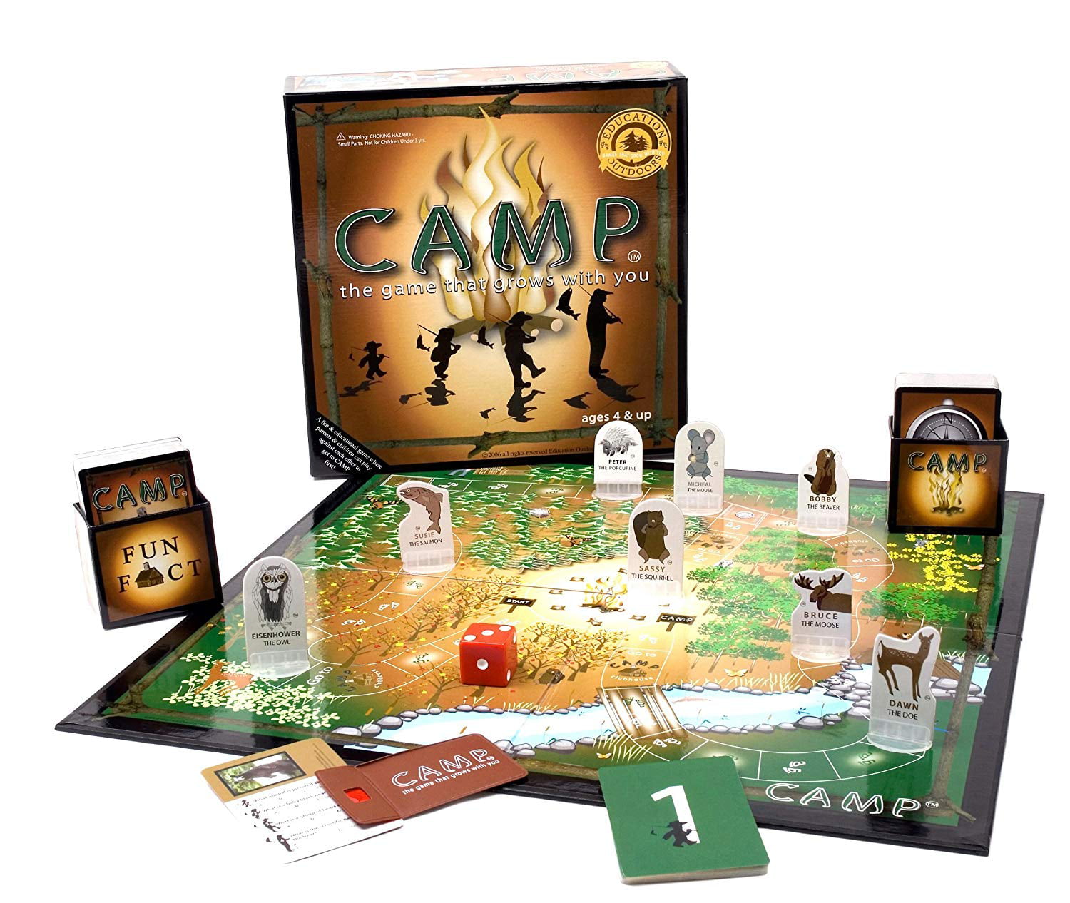 Camp Board Game, GET OUTDOORSCamp is a game where both