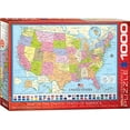 thumbnail image 2 of Eurographics Map Of The United States Puzzle (1000 Piece), 2 of 2