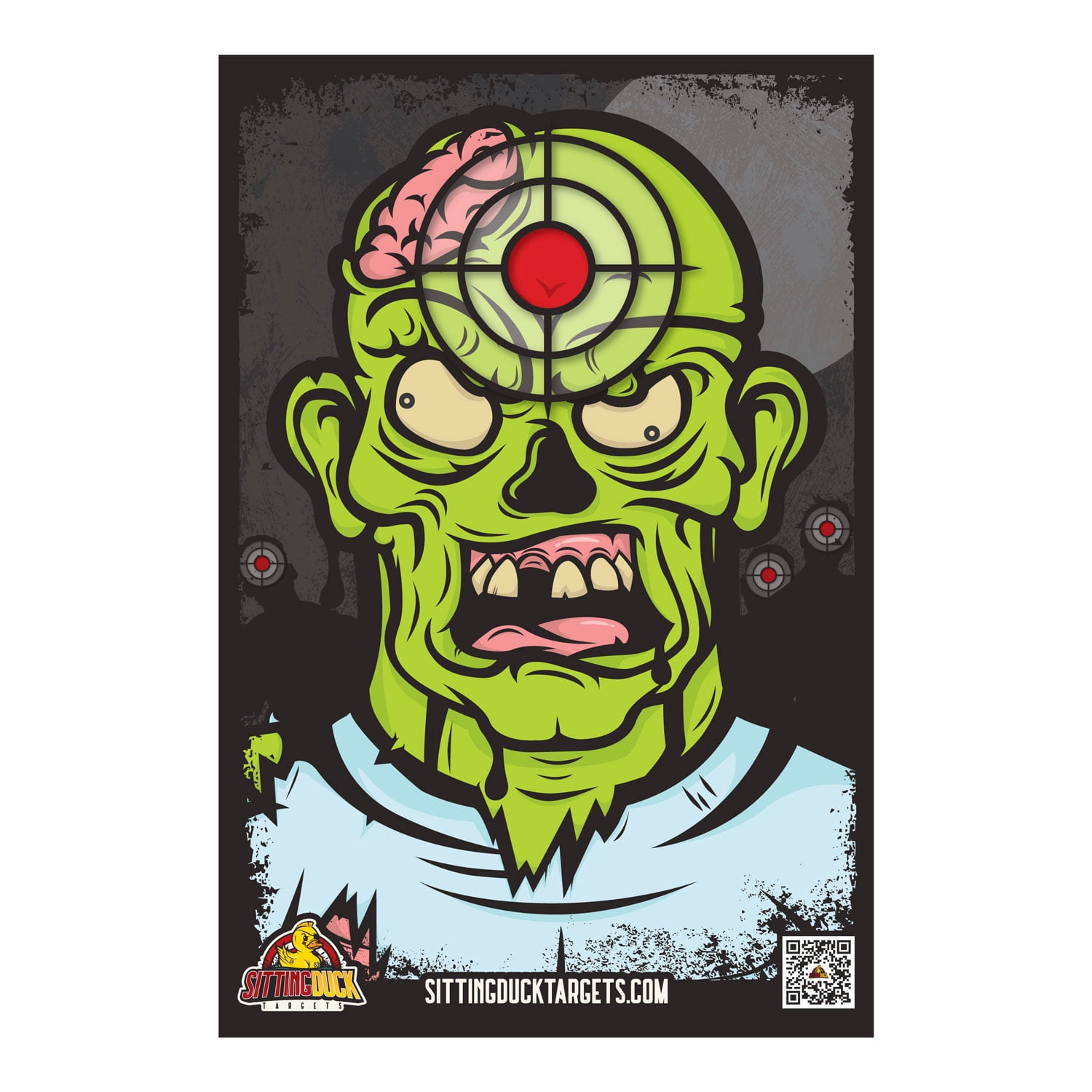 Zombie Target Variety Pack | 12x18 Inch Premium Zombie Targets | Sitting Duck Targets (25 Targets)