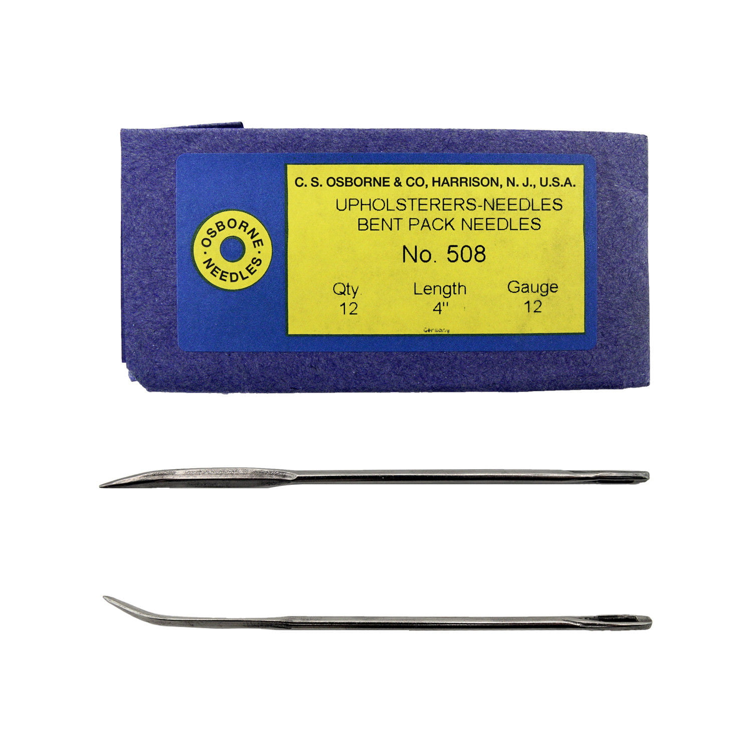 Osborne Heavy Single Round Point Needle #554 12 Gauge 12Pk 12 Long C.S