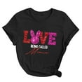 thumbnail image 2 of Pntutb T-Shirts à Manches Courtes pour Femmes T-Shirt Imprimé Jour de Pâques Mode Confortable Blouses Féminines tops Rollbacks, 2 of 3