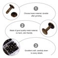 thumbnail image 4 of FONDOTIN 480Pcs Metal Studs for Clothing Brass Assorted Color for Makers and Installation, 4 of 5