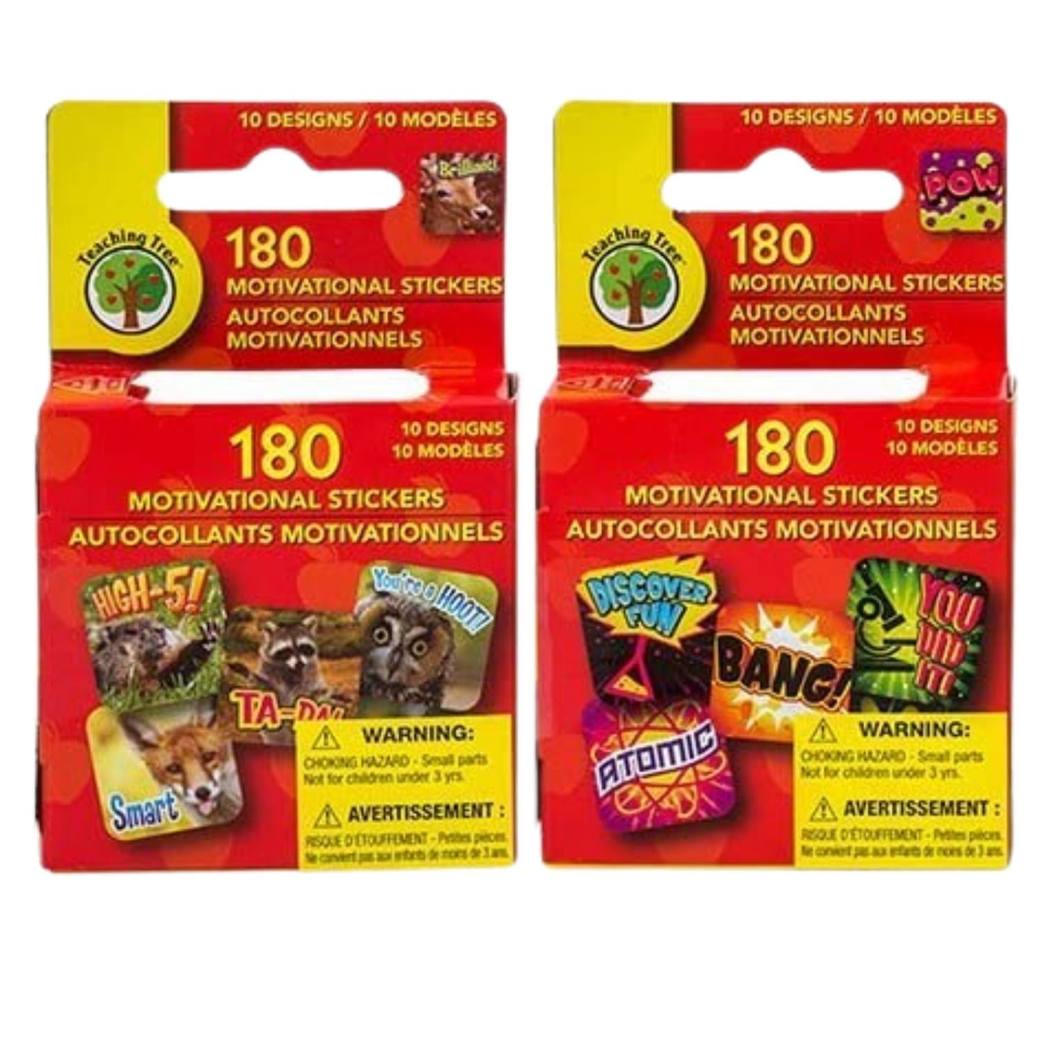 Teaching Tree Motivational Stickers Teacher Reward Stickers for Kids