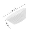 thumbnail image 2 of HONMEET 100Set Mini Cake Liners Baking Paper Cup Oil-Resistant Water-Resistant for Puddings Baked Goods Home Baking, 2 of 8