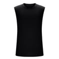 thumbnail image 6 of BXINGOHAI Men's Tank Top Cotton Moisture Wicking Muscle Shirt Summer Sleeveless Shirts Gym Workout Tank Black,L, 6 of 6