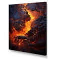 thumbnail image 2 of Designart "Eternal Flow Of Volcanic Lava" Volcano Wall Art Prints, 2 of 7