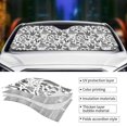 thumbnail image 4 of Kdxio Fall Forest Print Front Windshield Sun Shade,Folding Auto Sunshade for Car Truck SUV-Medium, 4 of 7