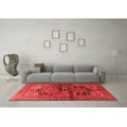 thumbnail image 3 of Ahgly Company Indoor Square Persian Red Traditional Area Rugs, 5' Square, 3 of 4