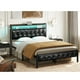 thumbnail image 3 of Cama de Plataforma GUNAITO Queen con Cabecero de almacenamiento negro, 3 of 5