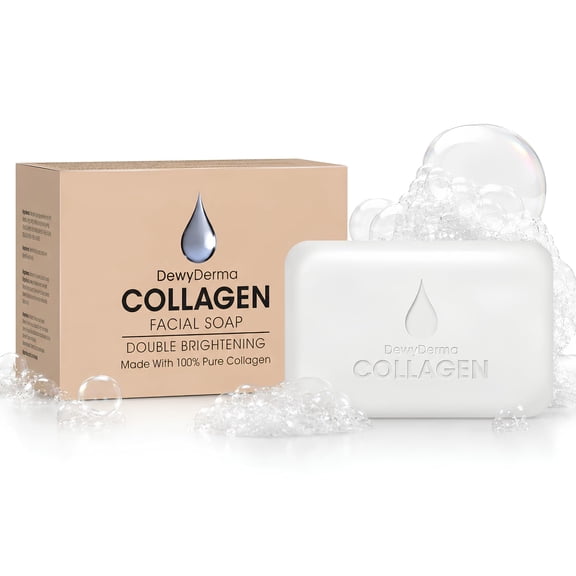 Jabón en Barra DewyDerma Colágeno Hidratante para Rostro y Cuerpo