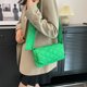 thumbnail image 2 of Bolsa De Hombro Bolso bandolera acolchado con hilo bordado de rombos para mujer (verde) Ehuebsd Para Estrenar, 2 of 6