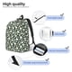 thumbnail image 3 of Easygdp White Daisies and Bee Mochila de Lona Resistente para Laptop, Compatible con Laptops de 15 a 17 pulgadas, Ideal para Escuela, Trabajo y Viajes-Small, 3 of 5