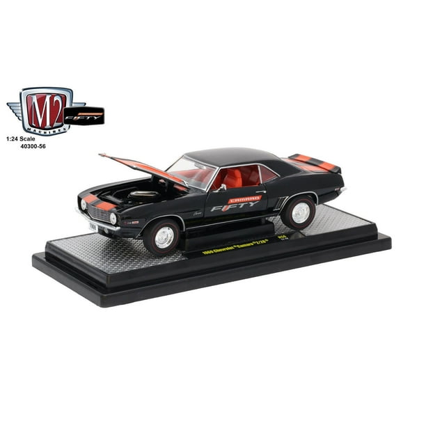 M2 Machines 1 24 Wave 56b 1969 Chevrolet Camaro Z 28 50th Anniversary Edition Black 40300 56b Walmart Com Walmart Com