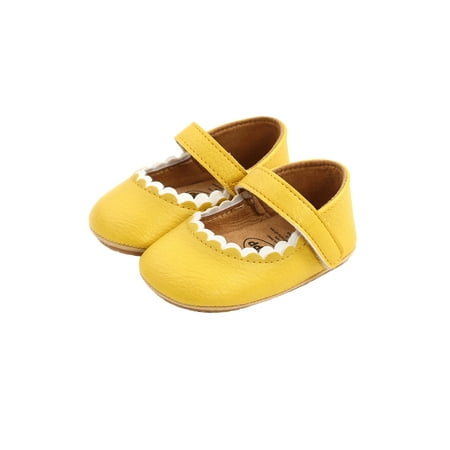 

Newborn Baby Girls First Walkers Cute Summer Spring Mary Jane Flats Pu Princess Shoes with Hook Toddler Children Footwear