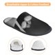thumbnail image 3 of Balery Black White Fluid Sculpture Pantuflas de Casa de Felpa Silenciosas con Diseño Estampado, Zapatillas Cómodas Antideslizantes de Algodón para Interior-Large, 3 of 8