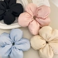 thumbnail image 6 of FENOHREFE 3D Flower Hair Scrunchies Thick Updo Oversized Hair Scrunchy Elegant Hair Rope Scrunchies Women Ponytail Holder, 6 of 8