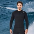 thumbnail image 3 of koolsoo Combinaison de Plongée 2 mm pour Hommes, Veste de Combinaison de Plongée à Fermeture Éclair Frontale pour Hommes m, 3 of 8
