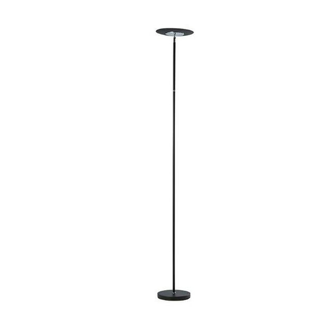 Ore International KTL-7132ESB 72 in. Linea LED Adjustable Torchiere Satin Black Floor Lamp