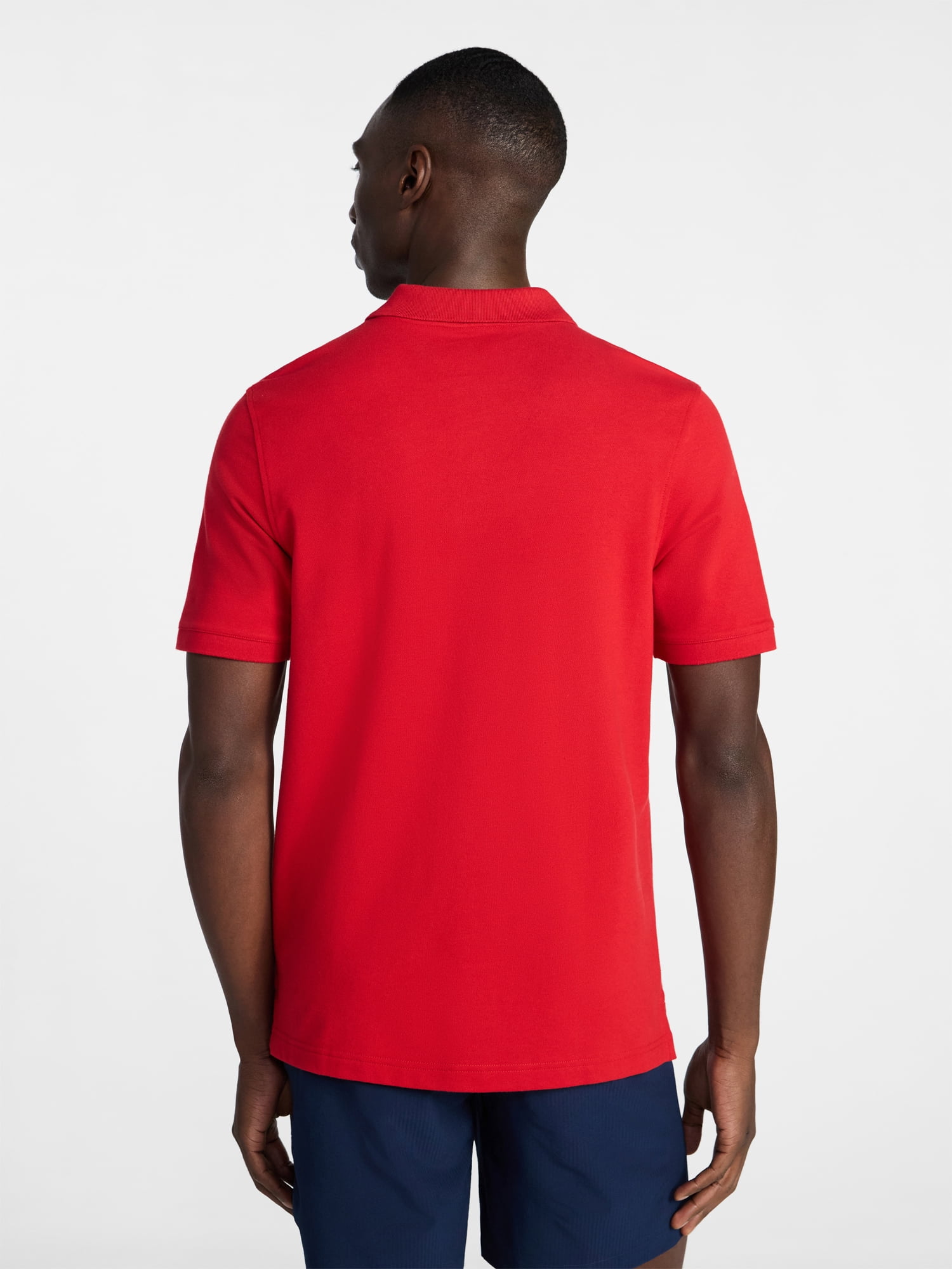 George Men's & Big Men's Classic Fit Pique Polo with Short Sleeves, Sizes XS-5XL, LT-3XLT