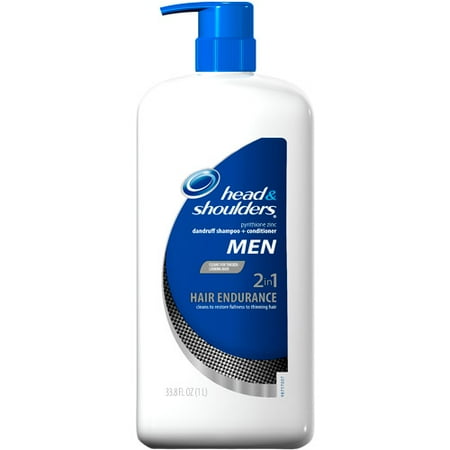 Head & Shoulders 2 N 1 Hair Endurance For Men Shampoo & Conditioner, 33.9 fl oz