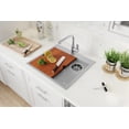 thumbnail image 7 of Ruvati USA RVH8262ST 22 in. Glass Rinser & Sink Combo Workstation for Wet Bar Bottle Washer Drop in Topmount, 7 of 7