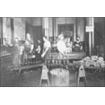 thumbnail image 1 of 24"x36" Gallery Poster, Photograph of eight San Francisco Mint employees in the basement area with gold ingots. late 1800s, 1 of 1