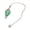 Aventurine, variant on Unique Crystal Pendulums Necklace Featuring Glass Charm and Adjustable Chain Suitable for Energy Balancing