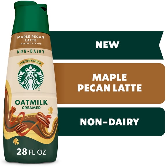 Starbucks Maple Pecan Latte Inspired Non-Dairy Creamer, 28 fl. oz. Bottle 28 fl oz