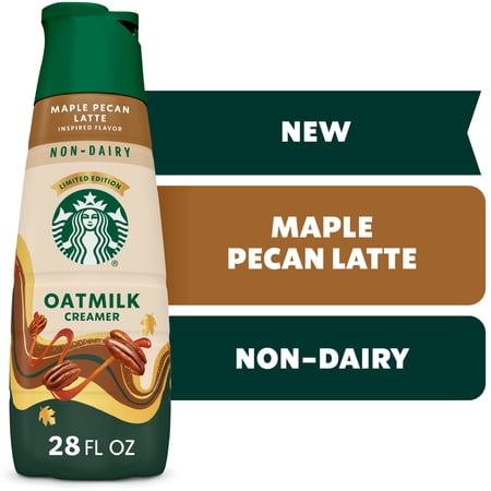 Starbucks Maple Pecan Latte Inspired Non-Dairy Creamer, 28 fl. oz. Bottle 28 fl oz
