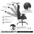 thumbnail image 5 of Atlantic Dardashti Ergonomic Gaming Chair, Commercial Grade, 27.5"L x 27.5"W x 51.5"H, Midnight, 5 of 7