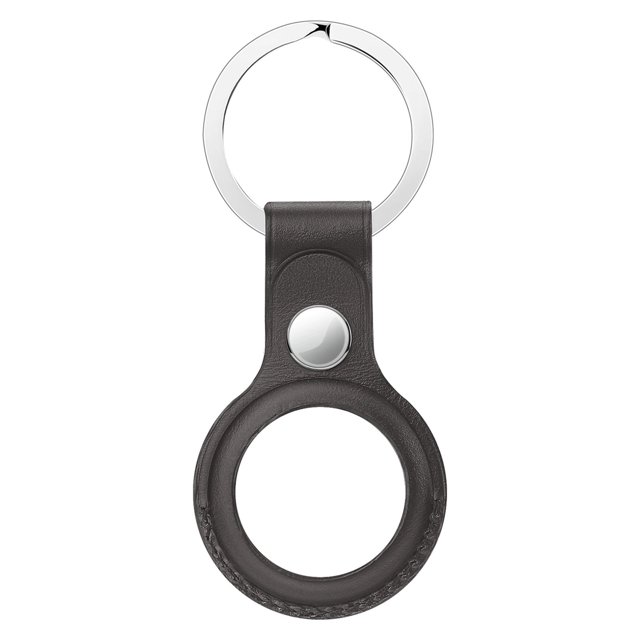 Para AirTag Funda de cuero Funda de llavero Funda protectora de rastreador de piel