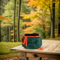 WHAMVOX  Bottle Washing Basin Foldable Outdoor Travel Baby Olive Green