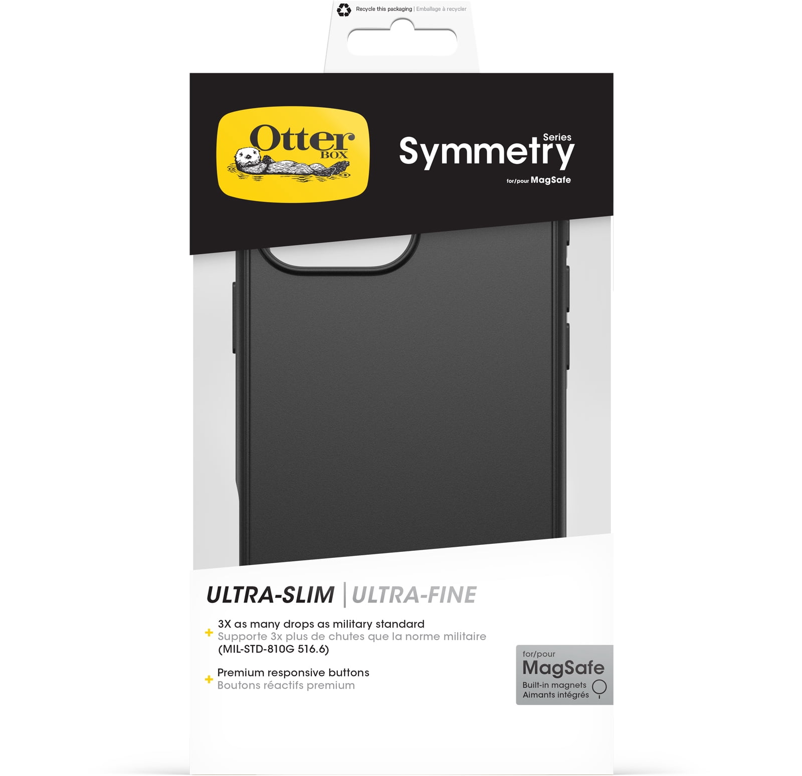 OtterBox Symmetry Series Case for MagSafe for iPhone® 16 Pro Max - Black