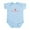 Sky Blue, variant on CafePress - Principessa (PINK) Infant Bodysuit - Baby Light Bodysuit, Size Newborn - 24 Months
