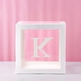 thumbnail image 2 of Transparent Balloons - 26 Letters Design, DIY Party Decor, Plastic Material - for Wedding/Birthday Celebrations, 2 of 8
