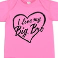 thumbnail image 4 of Inktastic I Love My Big Bro in Black Chalk Heart Boys or Girls Baby Bodysuit, 4 of 5