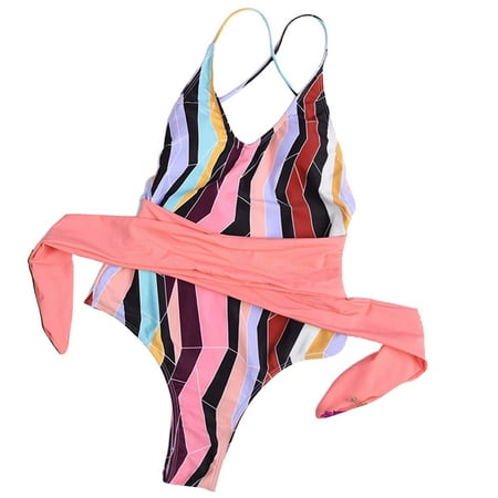 

Youmylove Swimsuit Bikini Spaghetti Strap Floral Swimsuit Women Swimwears Push Up Bikini Set Bustier Swimsuit Sports Vest Backless Neck Bikini Leopard Swimming Seaside Holiday Sunbath Beachwear