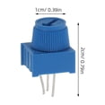 thumbnail image 2 of PENIKOKO 10Ud Microajustable Potenciometro Azul 10K Ohm 3 Pines Para Prototipos Electronicos Y Control De Circuito, 2 of 6