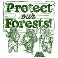 thumbnail image 2 of Mens Star Wars Ewok Protect Our Forests Tank Top, 2 of 4