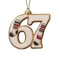 thumbnail image 1 of 67 adornos navideños planos en 2D divertidos Six Seven Meme Decoración navideña Regalos para adolescentes y adultos amantes del humor, 1 of 7
