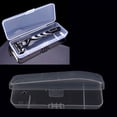 thumbnail image 3 of Practical Plastic Clear Transparent Collection Razor Cont Case Storage Box, 3 of 10