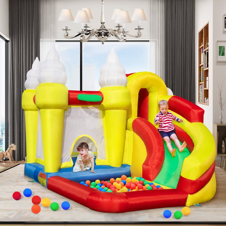 5.3L Chevy Pistons JOYMOR 6-in-1 Bounce House With Ball Pit ...