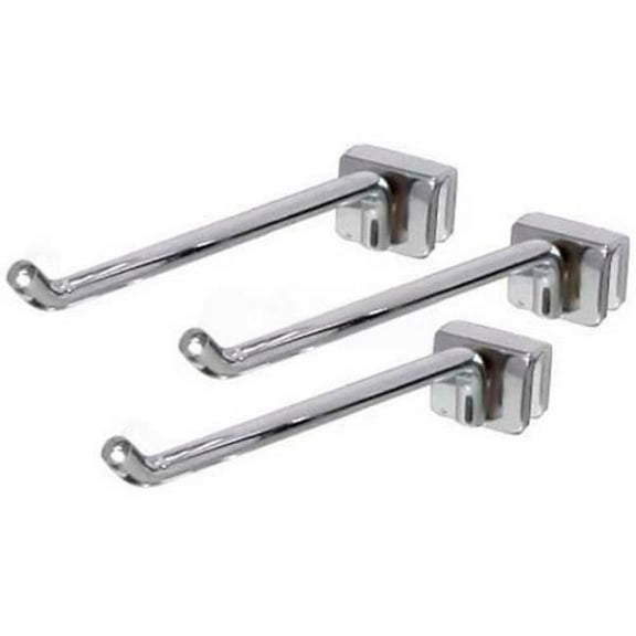 Amko Displays B1224121 3 in. Hook for Jewelry Display - Chrome