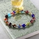 thumbnail image 2 of 8mm Bracelet Perles Coloré Glaçage Perles Mixte Charms Femme Bijou Sunnimix Pulseras elásticas coloridas, 2 of 8