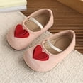 thumbnail image 6 of BOOMNY Girls Sandals Open Toe Flat Sandals for Kids Hook And Loop Straps Heart Casual Summer Shoes, 6 of 6