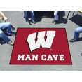 thumbnail image 1 of Wisconsin Man Cave Tailgater Rug 5'x6', 1 of 3