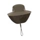 thumbnail image 5 of Sombrero de tapa ancha de ancha adultos portátiles portátiles hombres mujeres sombrero Verde, 5 of 8