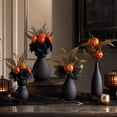 thumbnail image 3 of HBICUIH Halloween Pumpkin Leaf Branch, Plastic Home Floral Arrangement Accessory for Halloween Party Decor, 3 of 5